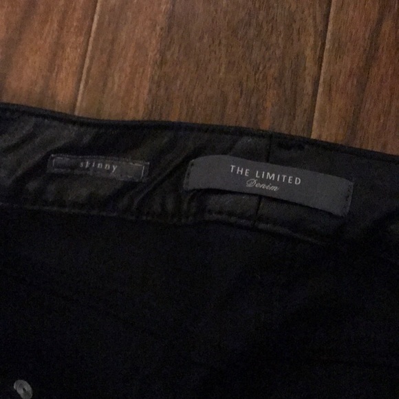 The Limited black shiny jeans - 18R - Picture 4 of 6